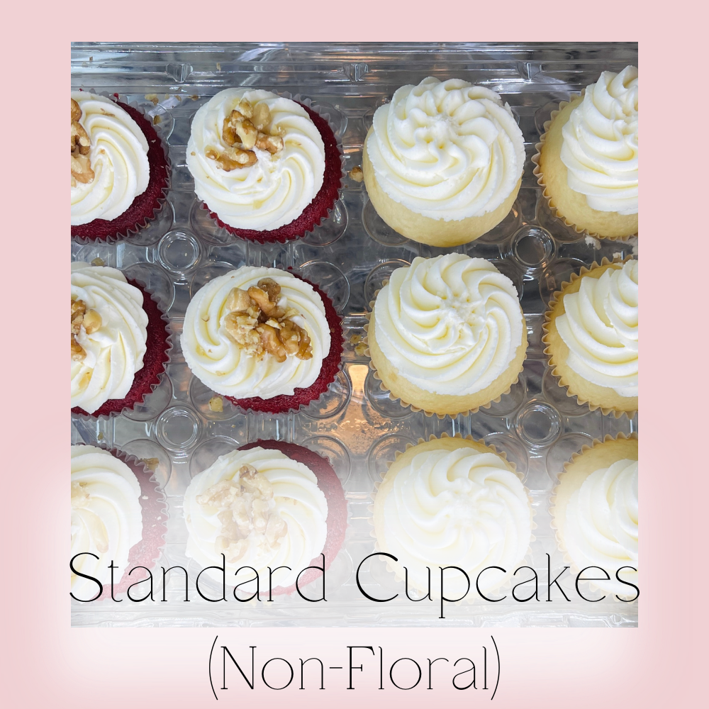 Standard Cupcakes - Non Florals – Sweet Petals Cupcakery